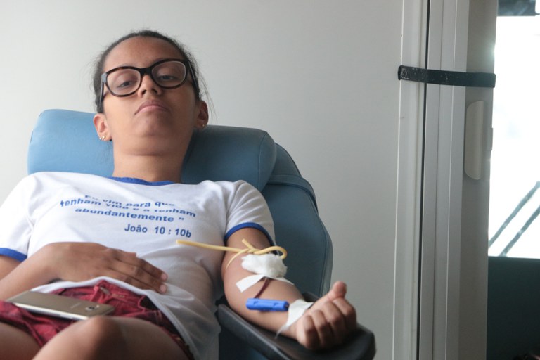 Comunidade do IFF participa de Campanha de Doação de Sangue na Reitoria