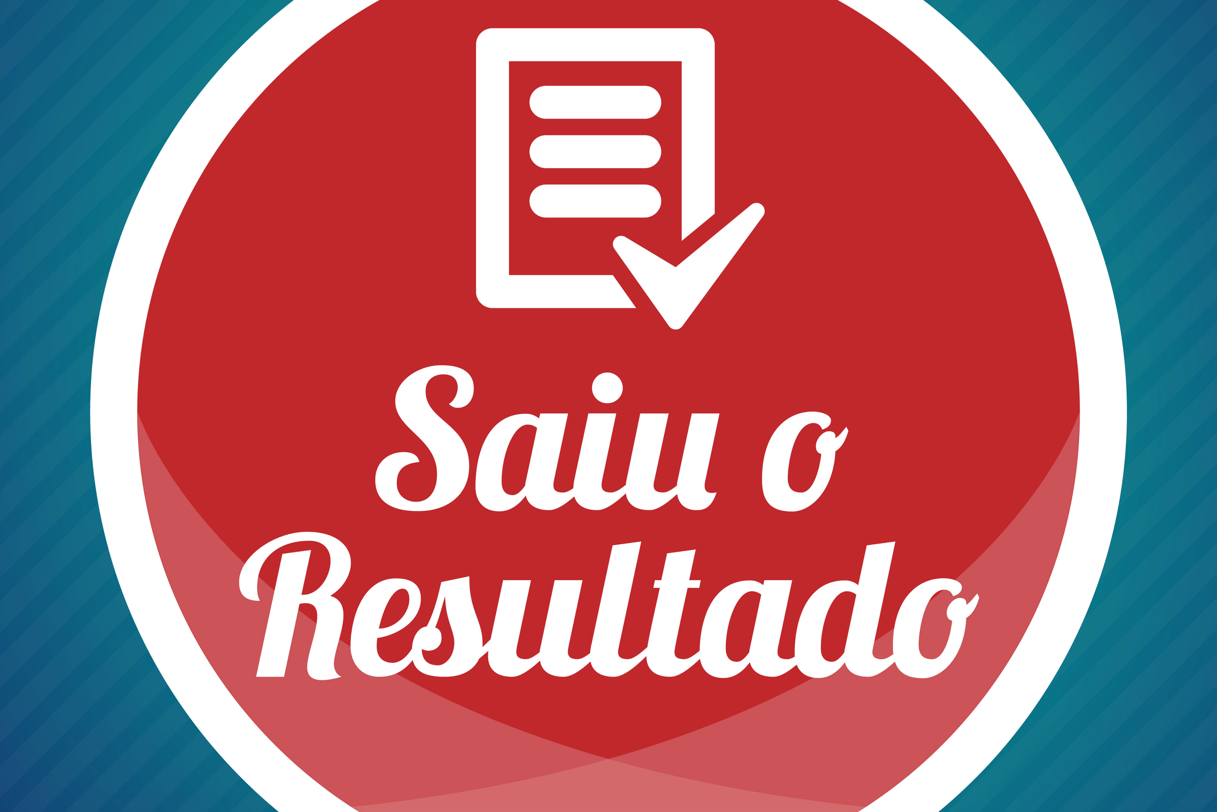 Saiu o resultado