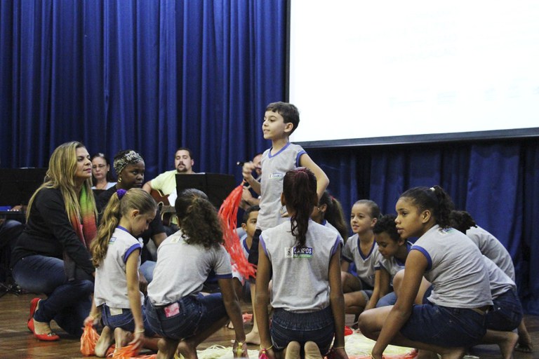 Crianças da Rede Municipal de Educação